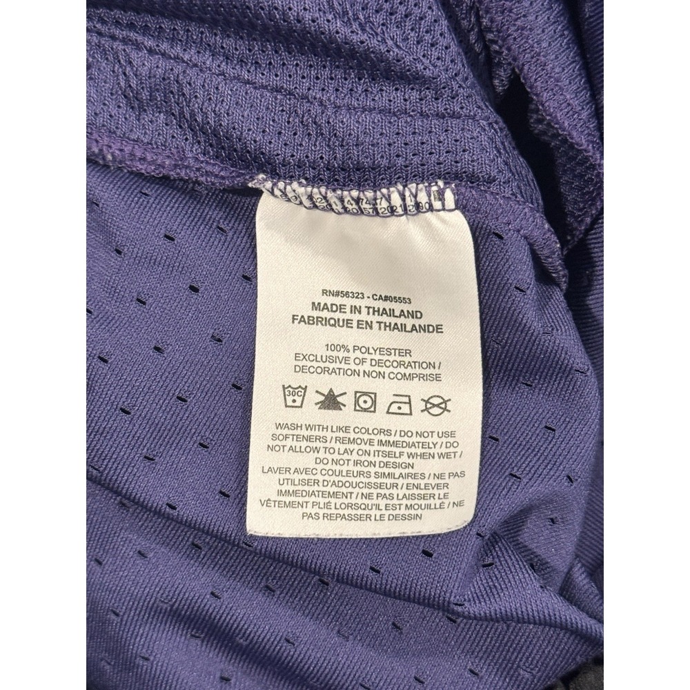 Nike Air Jordan Mens Diamond Basketball Short 2XL Purple Black Casual Lounge Gym - Picture 16 of 16